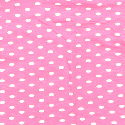TU Girls Pink Spotted  Basic T-Shirt Size 6-9 Months