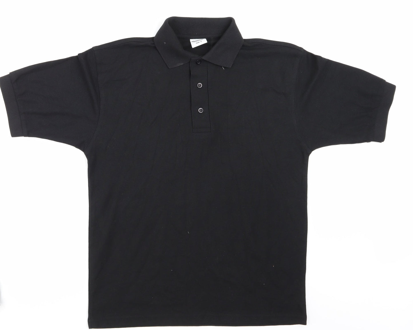 Banner Mens Black    Polo Size S