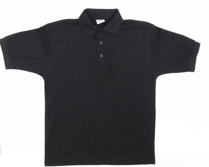 Banner Mens Black    Polo Size S