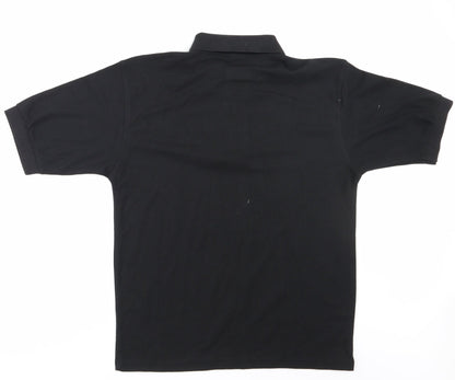 Banner Mens Black    Polo Size S