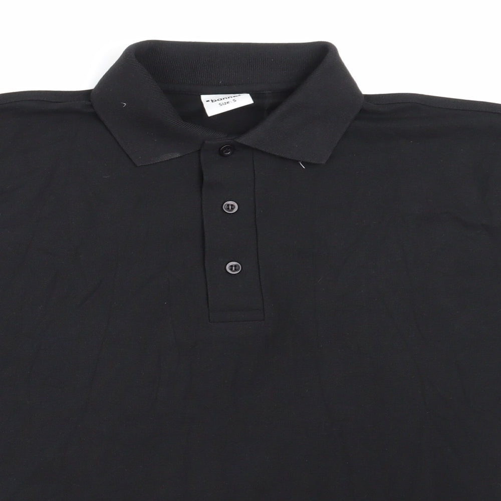 Banner Mens Black    Polo Size S
