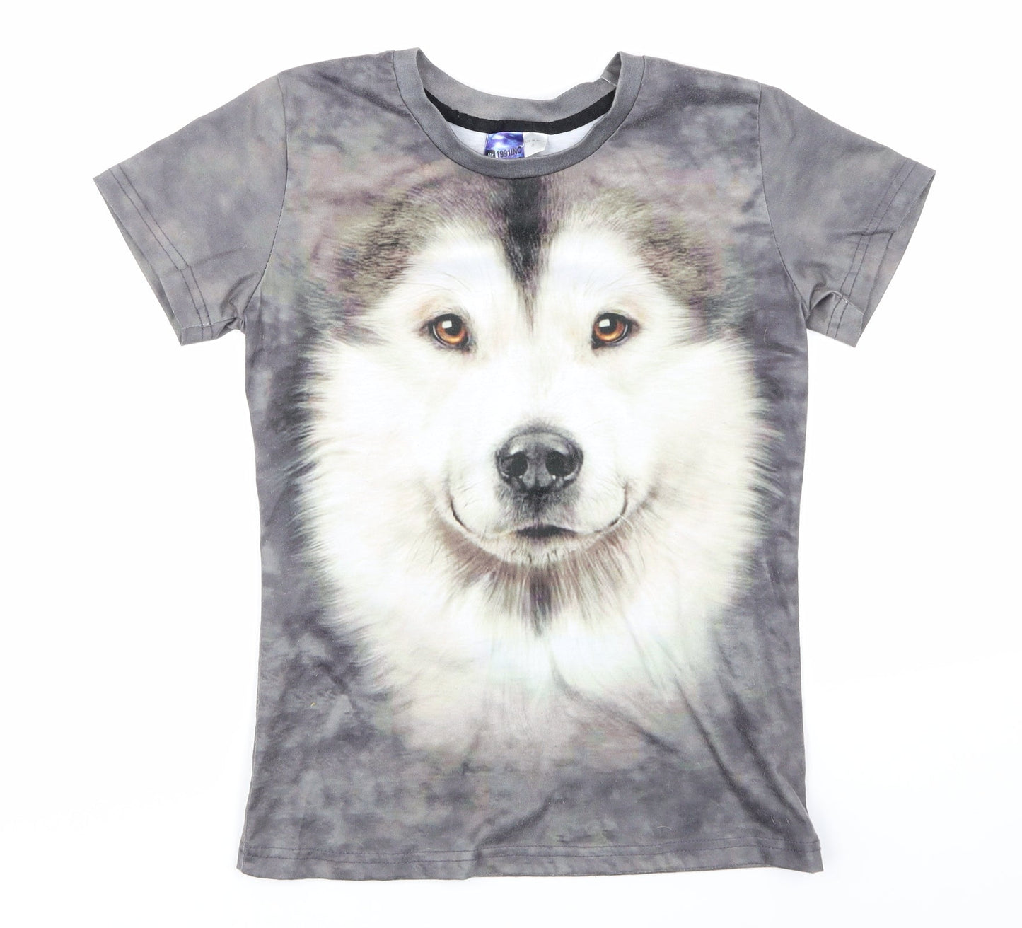 miss go Boys Grey   Basic T-Shirt Size S