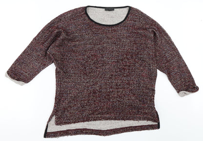 Topshop Womens Red   Pullover Jumper Size 10