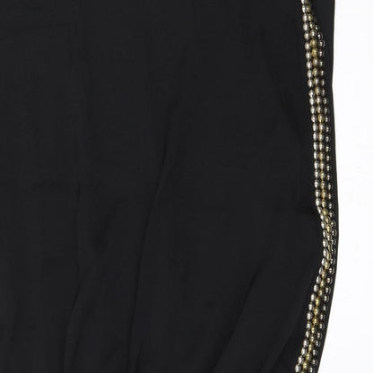H&M Womens Black   Skater Dress  Size 36