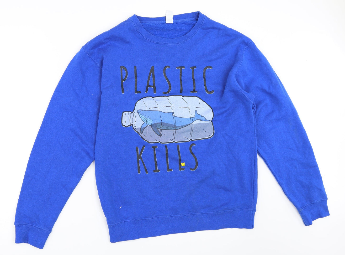 Mens UK Size S Lane Seven Blue Pullover Sweatshirt