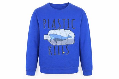 Mens UK Size S Lane Seven Blue Pullover Sweatshirt