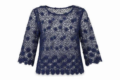 Womens UK Size 8 George Blue Basic Blouse