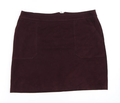 Dorothy Perkins Womens Red   Mini Skirt Size 10