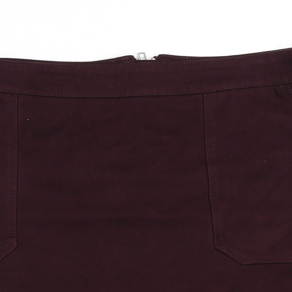 Dorothy Perkins Womens Red   Mini Skirt Size 10