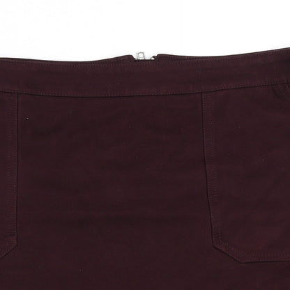Dorothy Perkins Womens Red   Mini Skirt Size 10