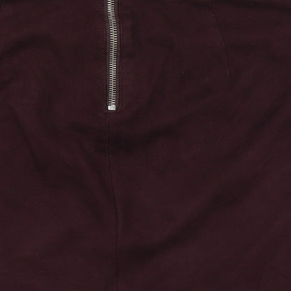 Dorothy Perkins Womens Red   Mini Skirt Size 10