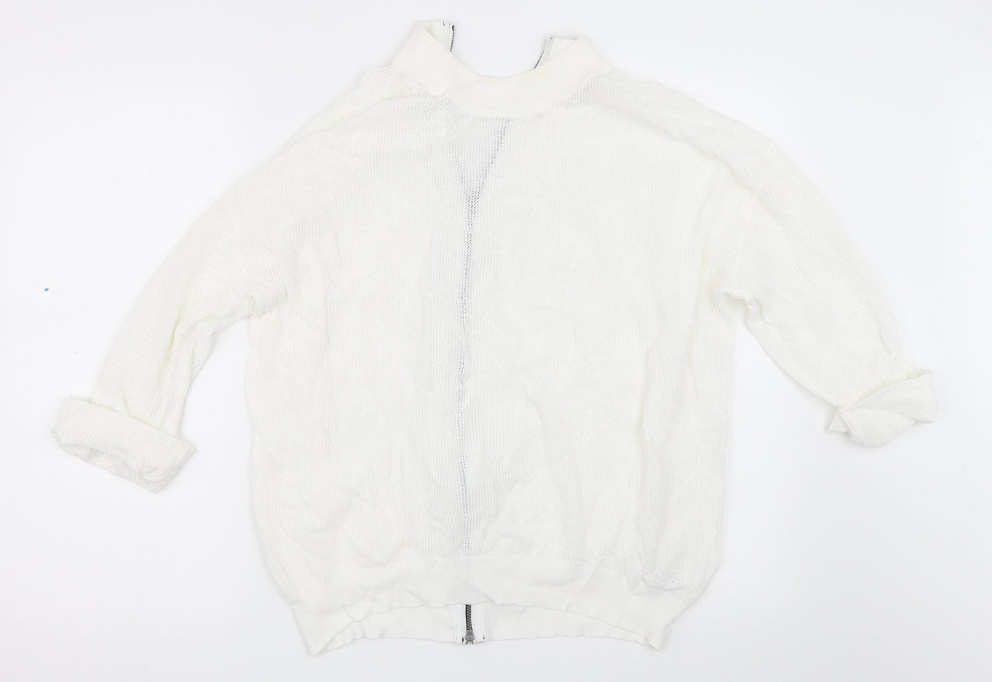 Womens UK Size 12 NEXT Ivory Basic T-Shirt
