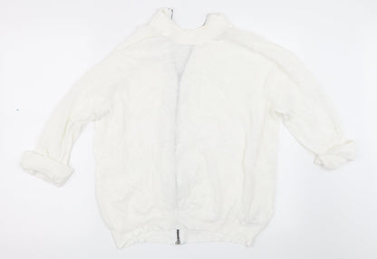 Womens UK Size 12 NEXT Ivory Basic T-Shirt