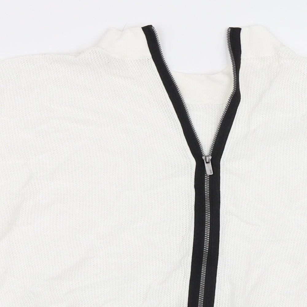Womens UK Size 12 NEXT Ivory Basic T-Shirt