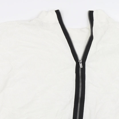 Womens UK Size 12 NEXT Ivory Basic T-Shirt