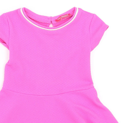 Young Dimension Girls Pink   Skater Dress  Size 2 Years
