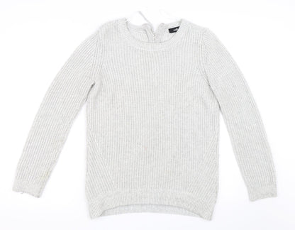 Wallis Womens Grey   Pullover Jumper Size S