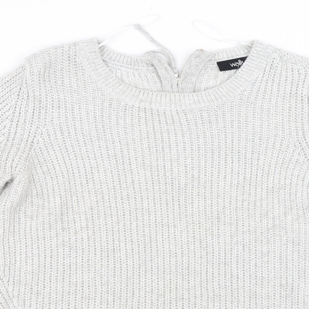 Wallis Womens Grey   Pullover Jumper Size S