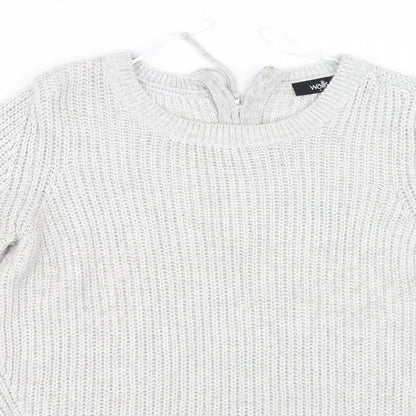 Wallis Womens Grey   Pullover Jumper Size S