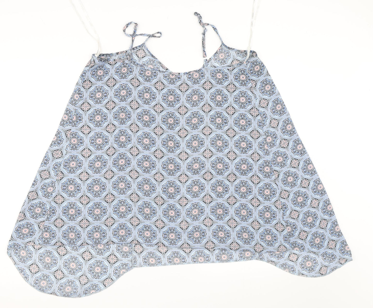 Womens UK Size 14 Dorothy Perkins Blue Basic Blouse