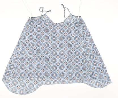 Womens UK Size 14 Dorothy Perkins Blue Basic Blouse