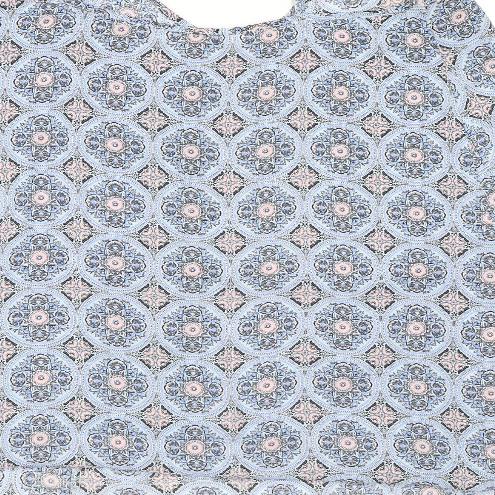 Womens UK Size 14 Dorothy Perkins Blue Basic Blouse