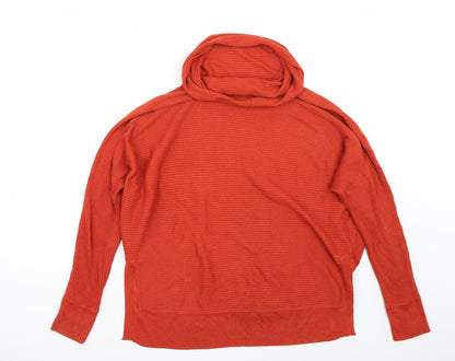 Izabel London Womens Orange   Basic T-Shirt Size 8