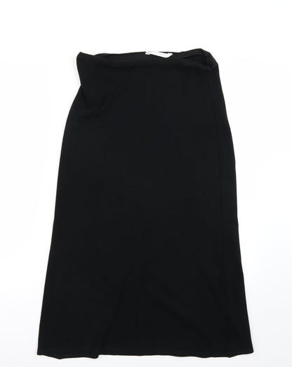 AMARANTO Womens Black   A-Line Skirt Size 8