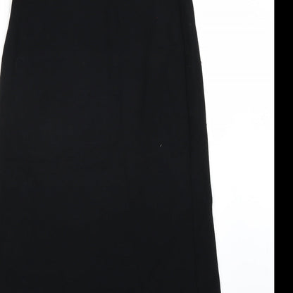 AMARANTO Womens Black   A-Line Skirt Size 8