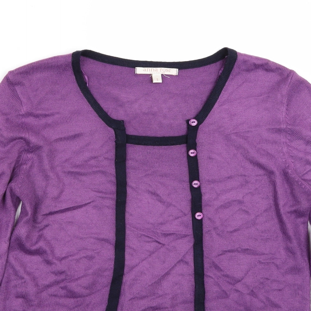 Anna rose Womens Purple   Pullover Jumper Size S