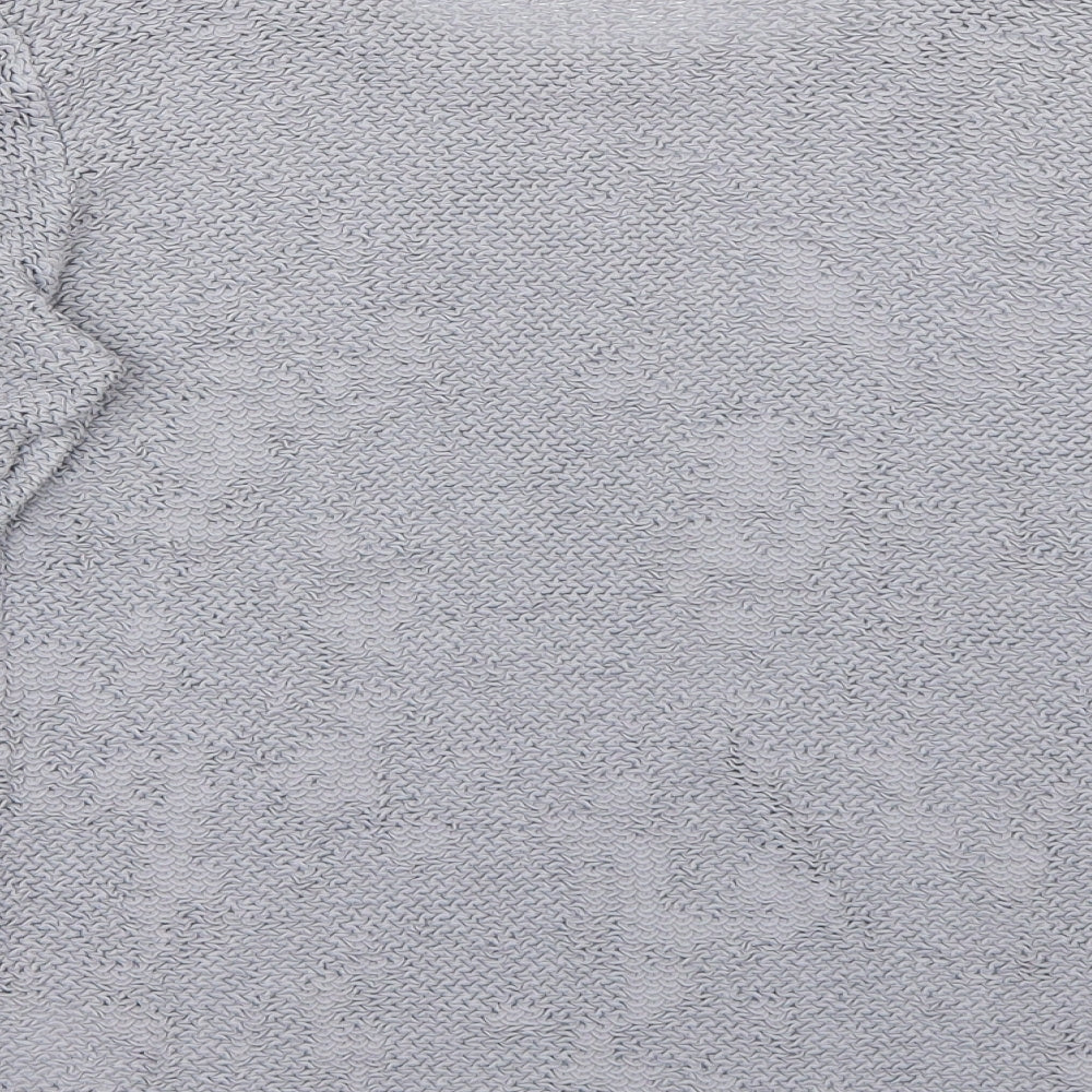Womens UK Size 12 Wallis Grey Basic T-Shirt
