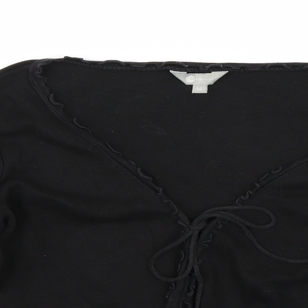 MIA Womens Black   Cardigan Jumper Size 14