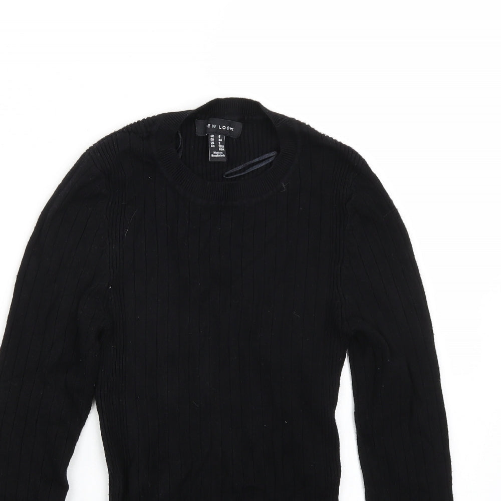 Newlook Womens Black   Pullover Jumper Size 6