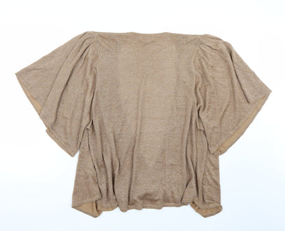 Monsoon Womens Brown   Cardigan Jumper Size L