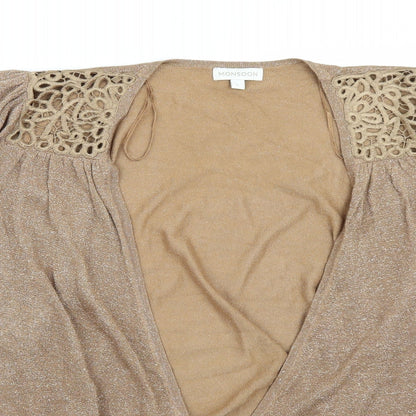 Monsoon Womens Brown   Cardigan Jumper Size L