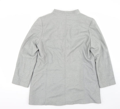 Damart Womens Grey   Jacket Coat Size 16