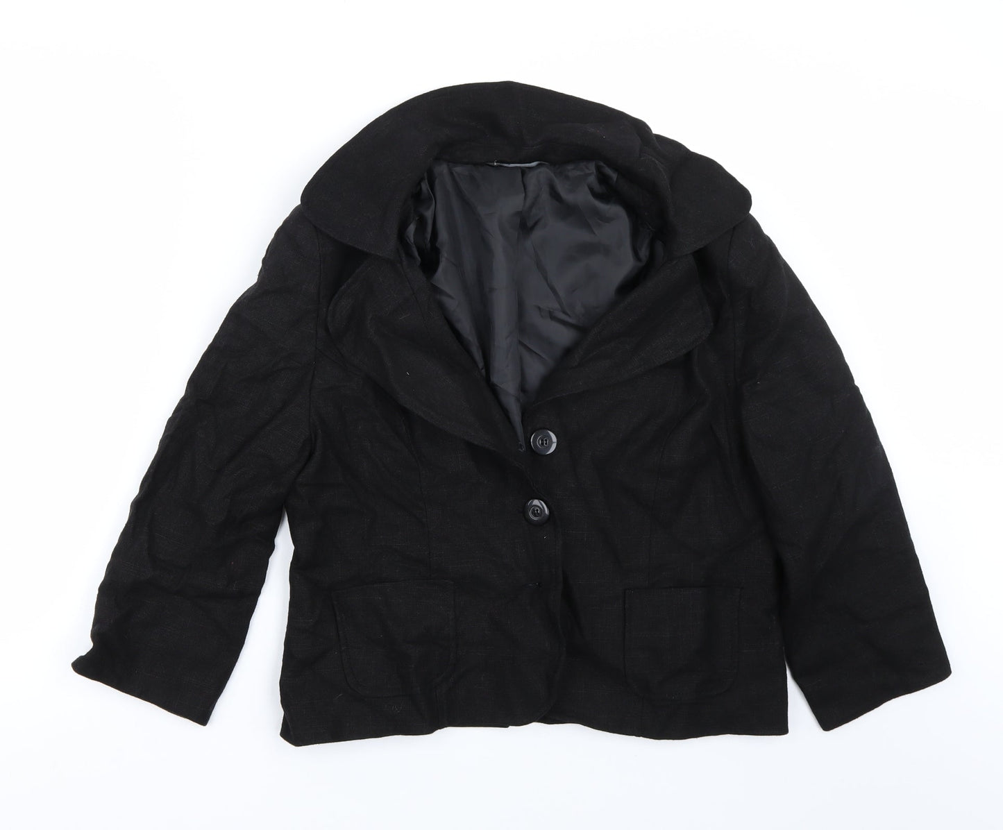 Womens UK Size 16 BHS Black Jacket