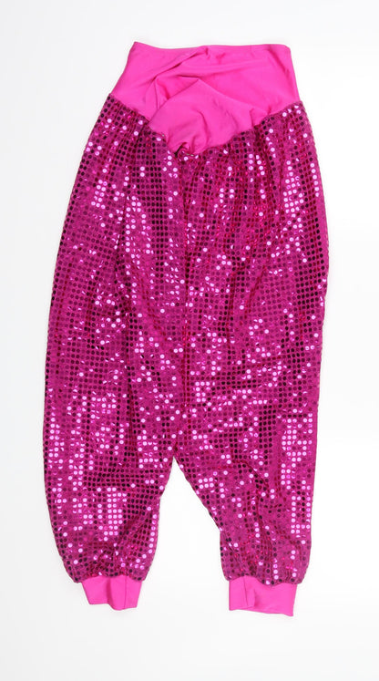 Danse Dezines Girls Pink   Harem Trousers