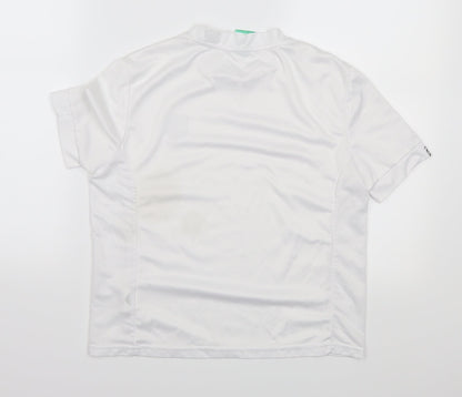 FIFA Boys White   Basic T-Shirt Size 11-12 Years  - Russia 2018 World Cup