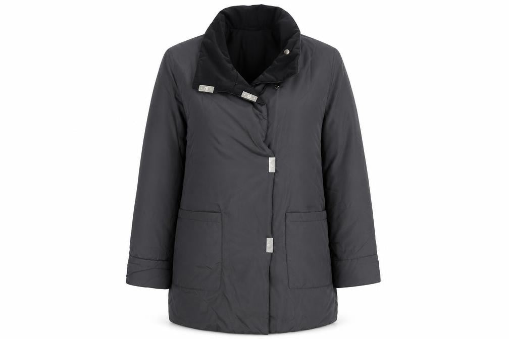 House of Fraser Womens Grey   Overcoat Coat Size 10
