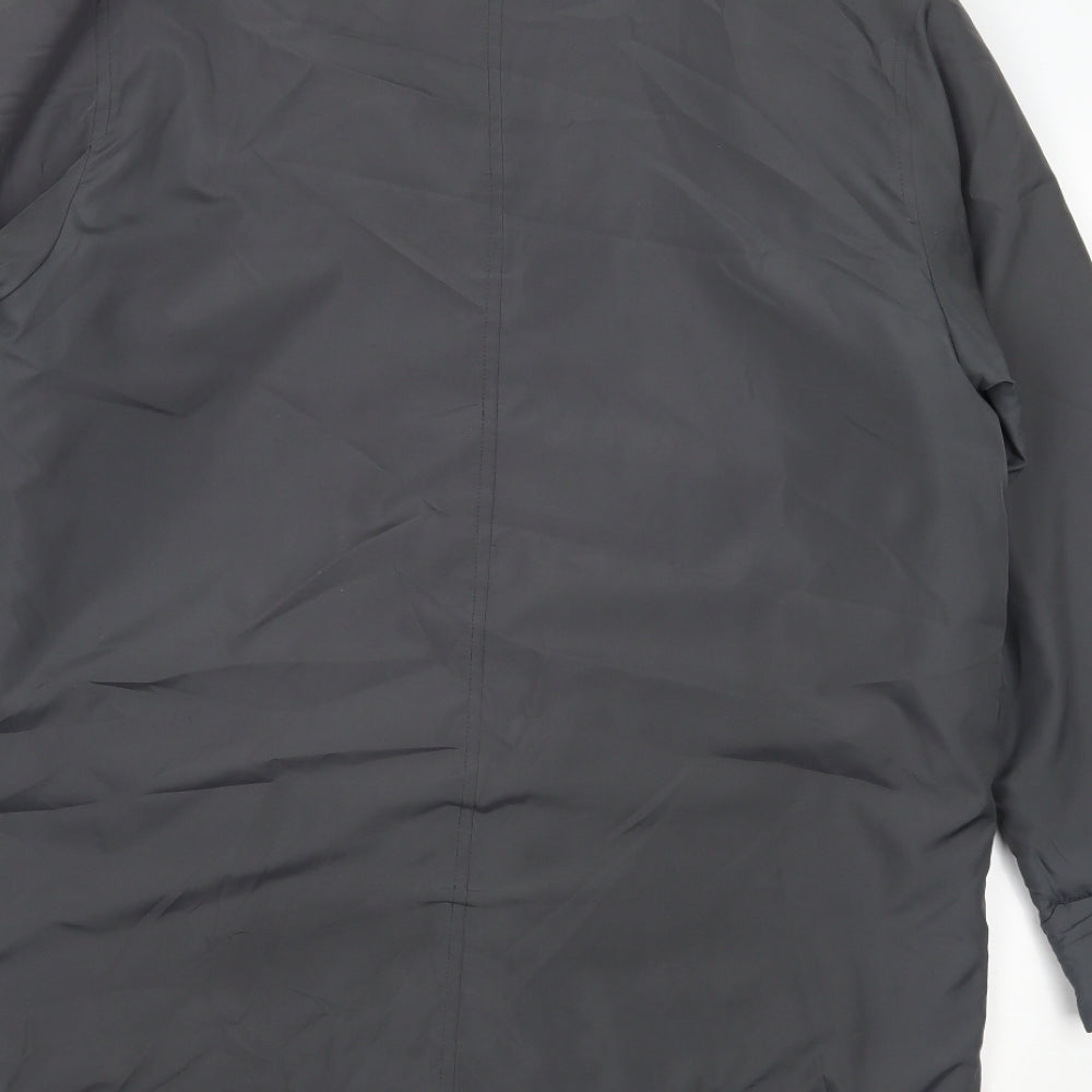 House of Fraser Womens Grey   Overcoat Coat Size 10