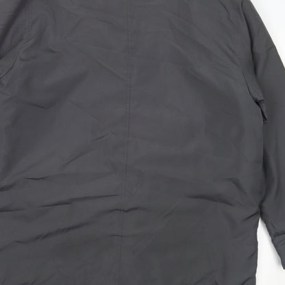 House of Fraser Womens Grey   Overcoat Coat Size 10