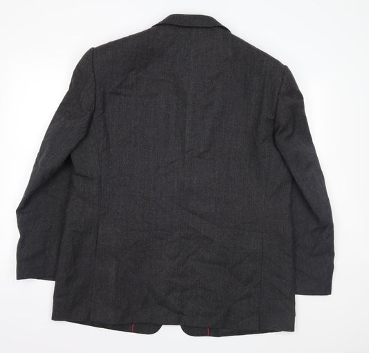Mens UK Size 44 West Brook Regular Grey Suit Jacket