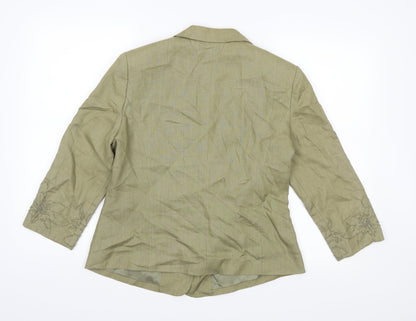 Alex & Co Womens Green   Jacket  Size 14