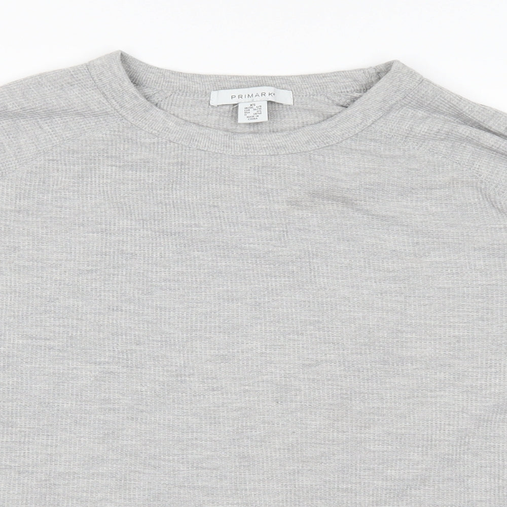 Primark Womens Grey   Basic Blouse Size XS