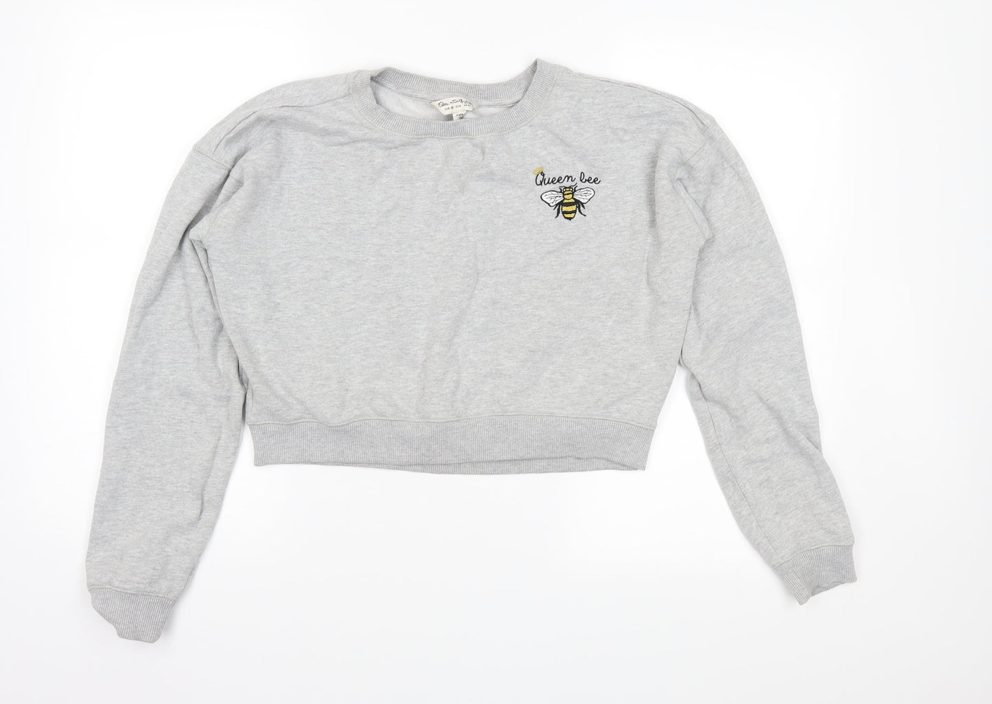 Miss Selfridge Womens Grey   Pullover Sweatshirt Size 10