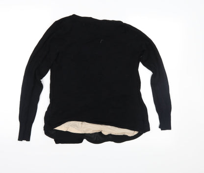 Tu Womens Black   Pullover Jumper Size 8