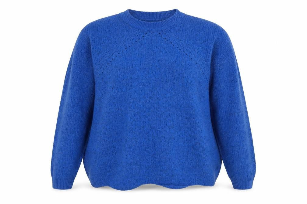 Tu Womens Blue  Knit Pullover Jumper Size 14