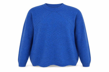 Tu Womens Blue  Knit Pullover Jumper Size 14