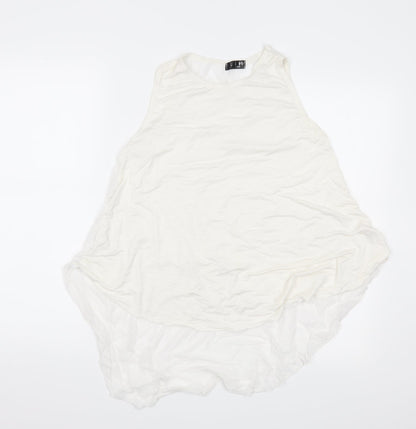 Icon Womens White   Basic Tank Size S